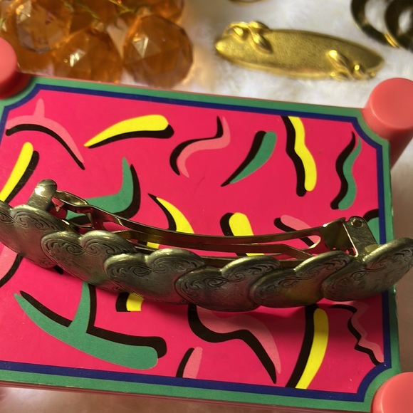 Vintage Danforth Pewter Hair Clip - Picture 8 of 9